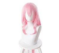 Shuna Peluca Larga Recta Rosa Cosplay Disfraz Tensei Shitara Slime Datta Ken Pelo Sintético Resistente Al Calor Pelucas De Cosplay Para Mujer