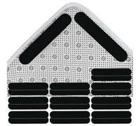 SHUNCHG 20 Piezas Base Antideslizante Alfombras Lavable Alfombra Antideslizante Base de Moqueta Antihuellas Pinzas para Alfombras Alfombrillas Reutilizables Tacos para Alfombras para Suelos Duros