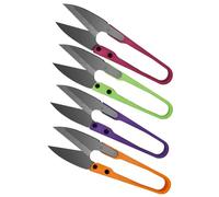 SHUNCHG 4 piezas Tijera Jardinería, Tijeras Podar y Poda Pequeñas, Tijeras de Mano para Cortar Ramas, Plantas, Setos, Bonsáis (4 colores)