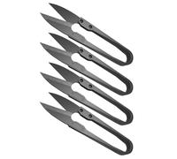 SHUNCHG 4 piezas Tijera Podar Jardinería, Pequeñas, Tijeras de Jardín, Poda, Set para Cortar Ramas, Plantas, Setos, Bonsáis (4p-negro)