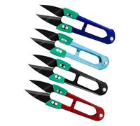 SHUNCHG 4 piezas Tijeras de Costura, Tijeras Pequeñas Podadoras, Tijeras para Tela, Cortador de Hilos, Mini Tijeras para Manualidades, Plantas,Bordado, Artesanía, Corte de Telas (4P-Color)