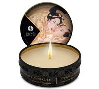SHUNGA Mini Caress By Candlelight Vela Masaje Vainilla 30 ML - Vela Aromática Que Ofrece Masajes Sensuales y Cálidos