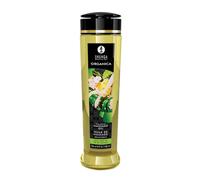 Shunga Orgánica Aceite de Masaje 240 Ml de Té Verde 260 g