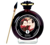 Shunga Pintura Corporal, Aroma de Chocolate, Color Marrón - 100 ml, 9 cm x 12 cm x 3.5 cm