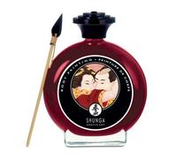 Shunga pintura corporal de fresas y champagne.