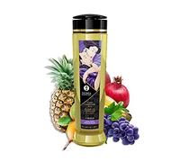 Shunga S4000103 Aceite de Masaje Erótico, Líbido Frutas Exóticas, 240 ml, Multicolor