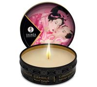 Shunga Vela de Masaje Aphrodisia, Aroma de Rosas, Color Blanco - 30 ml