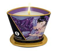 Shunga Vela de Masaje Libido, Aroma de Frutos Exóticos, Color Blanco - 170 ml
