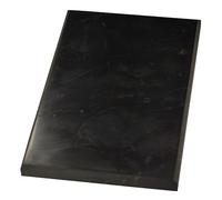 Shungite World Shungite - Azulejo sin pulir de 100 x 150 mm de piedras de Shungite de Karelia real, placa de carga de cristal de Shungite, placa de carga de cristal de Shungit, decoración mineral,