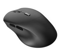 SHUNJINRUN Ratón inalámbrico para laptop, MacBook Pro/Air/Mac/iPad/Chromebook/PC/Desktop/Computer Bluetooth Mouse BT4.2 Ratón inalámbrico silencioso iluminado 1600DPI, color negro
