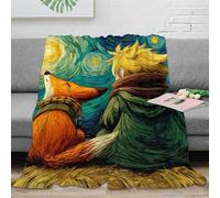 SHUNXIFQ Manta para Sofá De Franela,3D El principito Reversible Manta De Felpa Suave Cálidas Y Ligeras Mantas De Cama para Invierno Adultos Niños Dormitorio Colcha 60x80inch(150x200cm)