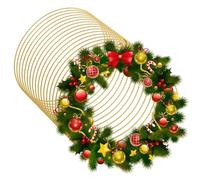 SHUOHONG 12 Piezas Aros de Corona Floral, Metal para Manualidades, Anillos de Metal, Aro Atrapasueños, Anillo de Guirnalda para Tapiz de Macramé, Ganchillo, Bohemia, Decoraciones Nupciales (Oro)