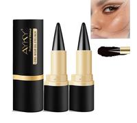 SHUOHONG 2 Piezas Maquillaje Liner, Eyeliner Waterproof, Lápiz Delineador de Gel de Lapiz de Ojos, Delineador de Ojos Waterproof, Eyeliner Negro Resistente Al Agua Gel Delineador de Ojos (Negro)