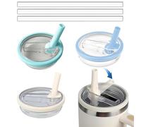 SHUOHONG 3 Piezas 40 OZ Tapas Vaso Tumbler Resistente a salpicaduras, Reutilizable, Sin Fugas Tapas de Vasos Tumbler, Salpicaduras para Vaso Transparente Recambio, Tapas a Prueba de Polvo