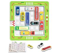 SHUOHONG Juegos de Logica para Niños, Juegos de Aparcamiento, Juego de Lógica Escapa del Atasco Puzzle, Juego de Rompecabezas Tablero Familiares Desafios de Viaje Educativos para Niños 3-10