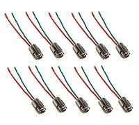 ShuoHui 10 x B15 B15D/BA15D - Casquillo para lámpara (12 V, 24 V)