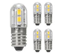 ShuoHui Casquillo de rosca E10 5730 LED - Iluminación de repuesto blanco cálido 3200 K Bombilla - Bombilla de 6 V (3)