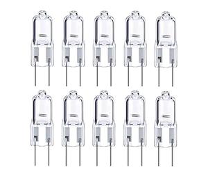 ShuoHui G6.35 50W 12V Halógena Light Bulbs Dimmable, 650lm, Blanco Cálido 2700K, Clear Capsule Lamp, GY6.35 Bi-pin Halógeno Light (5)
