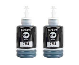 SHUOLEI 774 Tinta Compatible con Epson 774 T7741 T774120 Cartucho de Tinta Multipack para ET-3600 ET-4550 ET-16500 L1455 L605 L655 M100 M105 M200 M205 (2-Pack, Pigment 140 ML x 2)