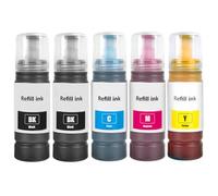 SHUOLEI E104 Tinta Compatible con Epson E104 Cartucho de Tinta Multipack para ET-1810 ET-2726 ET-2810 ET-2811 ET-2812 ET-2814 ET-2815 ET-2820 ET-2821 ET-2825 ET-2826 ET-4800 (5 Pack, 2BK/C/M/Y)