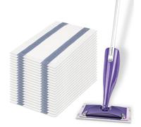 SHUOMAO - Paquete de 20 almohadillas de repuesto para fregona eléctrica flash, almohadilla de repuesto para limpieza de suelos del hogar, compatible con mopa eléctrica flash y mopa Swiffer WetJet de