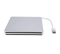 Shuoshenm Grabadora Externa de DVD y CD USB 3.0, Unidad óptica de Carga por Ranura para Mac y, grabadora de DVD Plug and Play con Transferencia de Datos de Alta Velocidad para