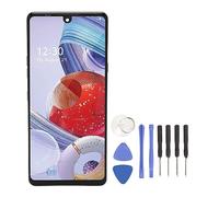 Shuoshenm Reemplazo de pantalla LCD para teléfono Stylo 6 serie Q730, conjunto de pantalla táctil digitalizadora de 6,8 pulgadas con marco, multitáctil, resolución 2460 x 1080, compatible (Azul)