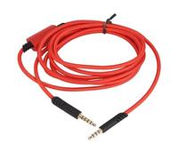 Shuoshenm Replacement Sound Cable for ASTRO A10 A40 A40 TR Gaming Headset, Wireless Gaming Headphones Replacement Cable with Inline Mic Mute, Braided Nylon 2m TRRRS to TRRS H (Roja)