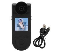 Shuoshenm Videocámara Corporal con Lente Giratorio de 180°, cámara portátil para el Cuerpo, videocámara de detección de Movimiento de 2K y Gran Angular de 140° con Clip Trasero magnético,