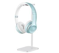 SHUOSUO Soporte Auriculares Mesa Aluminio, Soporte para Cascos con Base Metal, Compatible con AirPods MAX, Beats, Bose, B&O, Sony, Sennheiser, etc (Plata)