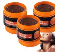 Shupiquant Bronze Glow Intensive Tanning Shimmer Gel, Luxury Intensive Tann Gels Accelerates the Tanner Process, Gels, Accelerates the Tanner Suited for All Skin Tones (3pcs)