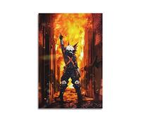SHUPSY My Hero Academia Anime Role Bakugou Katsuki Art Poster Pintura Decorativa Lienzo Póster de pared e impresión artística moderna Póster de decoración de dormitorio familiar 16 x 24 pulgadas (40 x