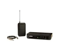 Shure BLX14 Sistema inalámbrico UHF para guitarra y bajo con conector de 0,635 cm, duración de la batería de 14 horas, rango de 300 pies, UHF, incluye cable hembra para instrumento de 0,635 cm y