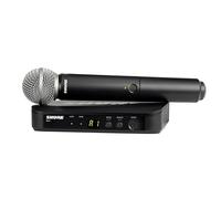 Shure BLX24/SM58 - Sistema de micrófono inalámbrico con micrófono Vocal de Mano
