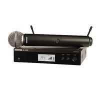 Shure blx24r/SM58 Stage/Performance micrófono inalámbrico Negro - Microphones (Stage/Performance micrófono, inalámbrico, 662 - 686, batería/Pila, LR6, Alcalino)