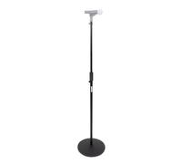 Shure by Gator Stage & Studio Series; soporte de microfono Shure de base redonda con embrague de torsión de altura estándar ajustable y base de 12"; (SH-RBMICSTAND12)