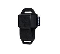 Shure by Gator Wireless Series; Estuche de cuero negro para transmisor wireless Shure Premium; (SH-BODYPACK-PBK-L)