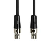 Shure C98D - Cable triple de 15 pies (TA4F a TA3F) para BETA91, BETA 98/S, BETA 98D/S, Negro