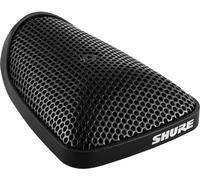 Shure CVB-B/O - Micrófono condensador de contorno, cable de 12 pies, omnidireccional, Negro