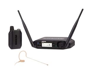 Shure GLXD14+/MX53 Sistema de micrófono inalámbrico Digital Pro de Doble Banda para transmisión, Iglesia, presentaciones, duración de la batería de 12 Horas, Rango de 100 pies, micrófono de