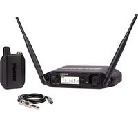 Shure GLXD14+ Sistema inalámbrico digital Pro de doble banda, perfecto para guitarra y bajo, batería de 12 horas, alcance de 100 pies, incluye cable de instrumento jack de 1/4 pulgadas y receptor de