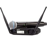 Shure GLXD24+/B58 - Sistema de micrófono inalámbrico Digital Pro de Doble Banda para Iglesia, Karaoke, vocales - Duración de la batería de 12 Horas, Rango de 100 pies | Micrófono Vocal de Mano Beta