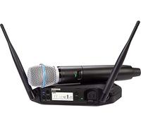 Shure GLXD24+/B87A - Sistema de micrófono inalámbrico Digital Pro de Doble Banda para Iglesia, Karaoke, vocales - Duración de la batería de 12 Horas, Rango de 100 pies | Micrófono Vocal de Mano Beta