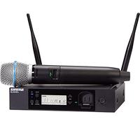 Shure GLXD24R+/B87A - Sistema de micrófono inalámbrico Digital Profesional de Banda Dual para Iglesia, Karaoke, Voces - Batería de 12 Horas, Alcance de 30 Metros | Micrófono Vocal de Mano Beta 87A