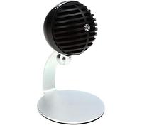 Shure Micrófono MV5C para oficina en casa, micrófono de conferencia para Mac y PC, voz y llamadas nítidas, configuración rápida y sencilla, funciona con equipo, zoom y otros - Negro