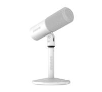 Shure Micrófono MV6 USB-C para Videojuegos y Streaming (Gen 2), Blanco | Micrófono USB-C profesional para principiantes, para grabar audio, con soporte y cable, compatible con aplicaciones MOTIV