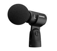 Shure MV88+ Micrófono USB estéreo - Micrófono de Condensador para la transmisión y grabación de Voces e Instrumentos, con Cable, Mac y Windows Compatible - Negro