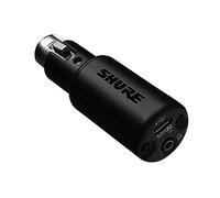 Shure MVX2U Interfaz de Audio XLR a USB con Jack de Audífonos | Interfaz XLR a USB con Preamplificador de 60dB, Monitoreo sin Latencia, Alimentación Phantom de 48V y Cable USB-C de 1m