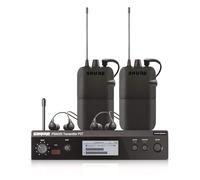 Shure PSM300 P3TR112TW - Sistema de monitoreo Personal intrauditivo inalámbrico con Auriculares SE112, Paquete Doble
