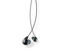 SHURE SE112-GR-E - Auriculares in-ear con aislamiento de sonido, graves profundos, Negro/Gris